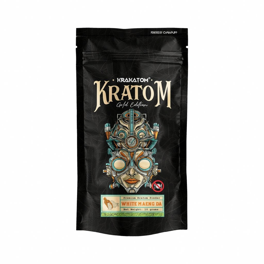 White Maeng Da Kratom – Gold Edition | Klares, frisches Pflanzenaroma mit heller Note