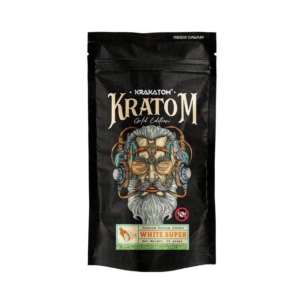 White Super Kratom – Gold Edition | Luftiges, neutrales Aroma mit feiner Struktur