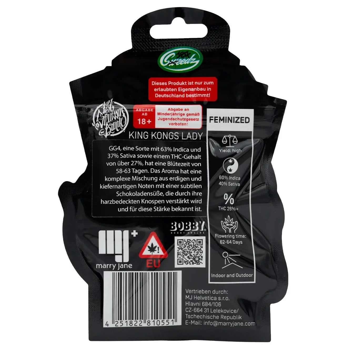 KING KONGS LADY - Feminisierte Cannabis-Samen