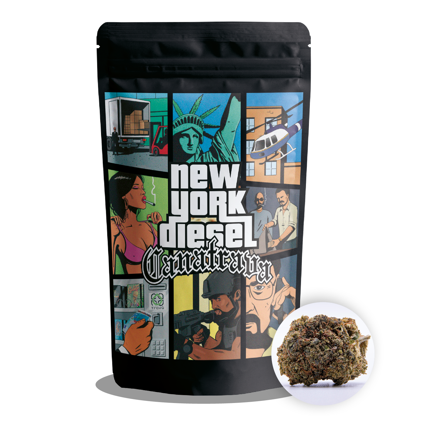 New York Diesel CBC+ | Indoor Aromablüte | THC unter 0,2 % | Laborgepr