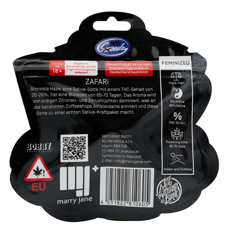 ZAFARI - Feminisierte Cannabis-Samen