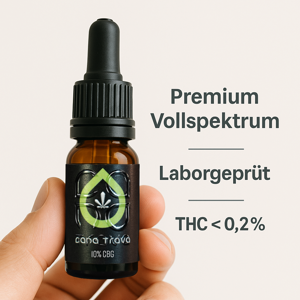 CBG Öl 10 % | Premium Vollspektrum | für mehr Focus & Flow