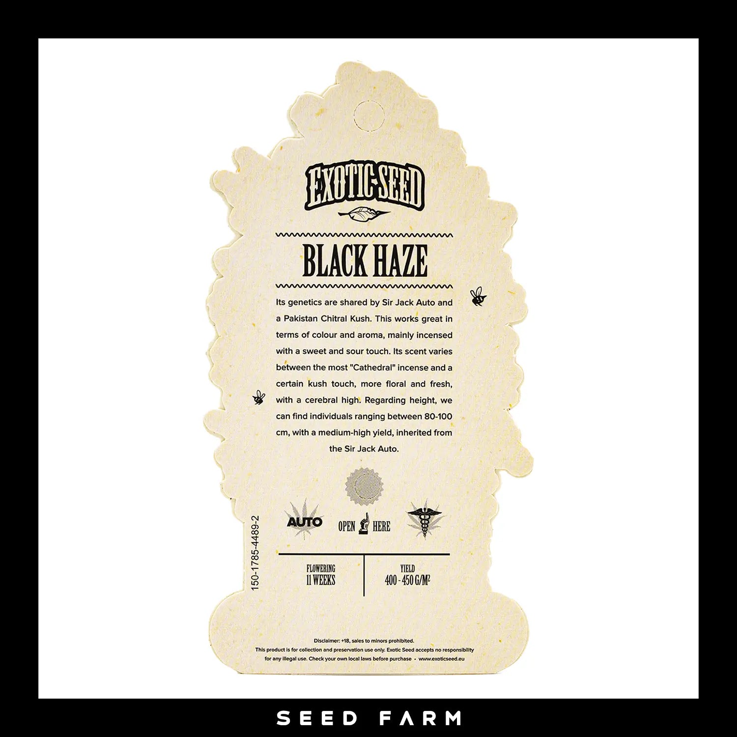 BLACK HAZE - Autoflower Cannabis-Samen