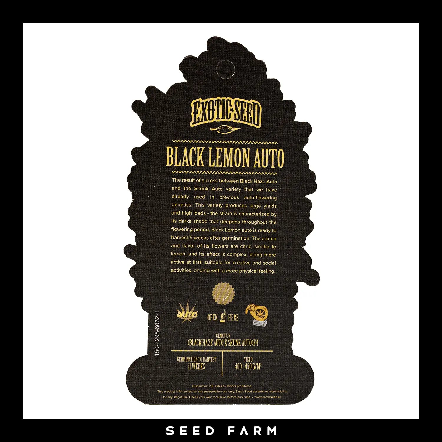 BLACK LEMON - Autoflower Cannabis-Samen