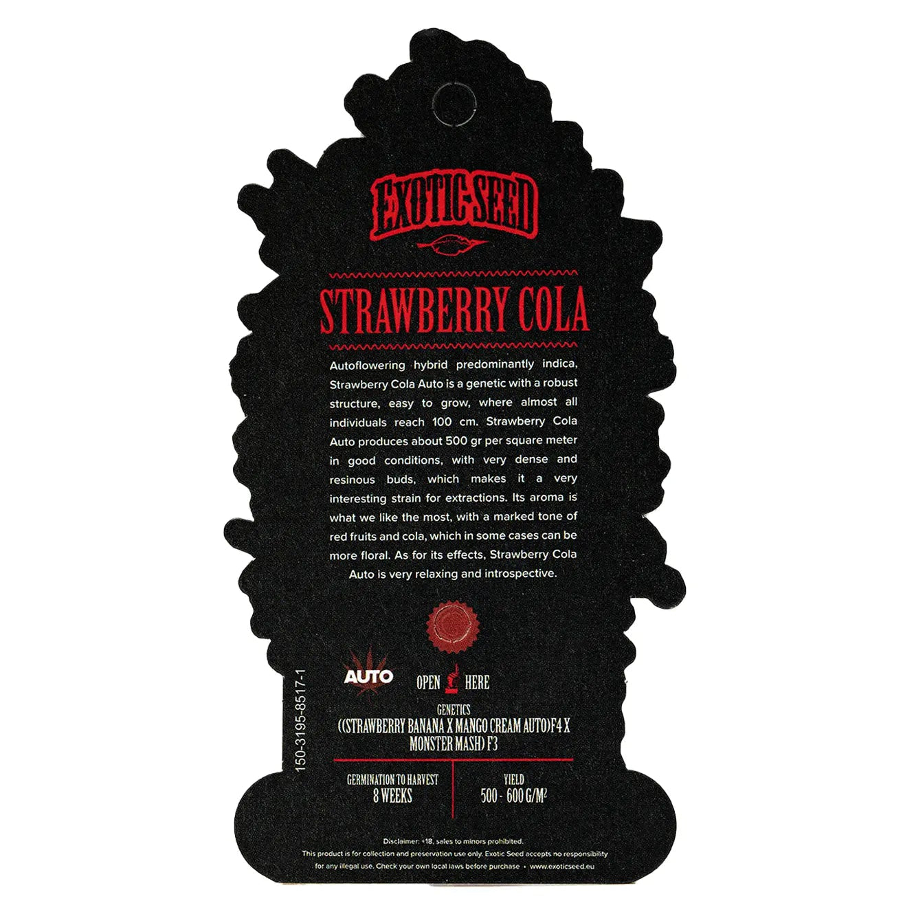 STRAWBERRY COLA - Autoflower Cannabis-Samen - EXS