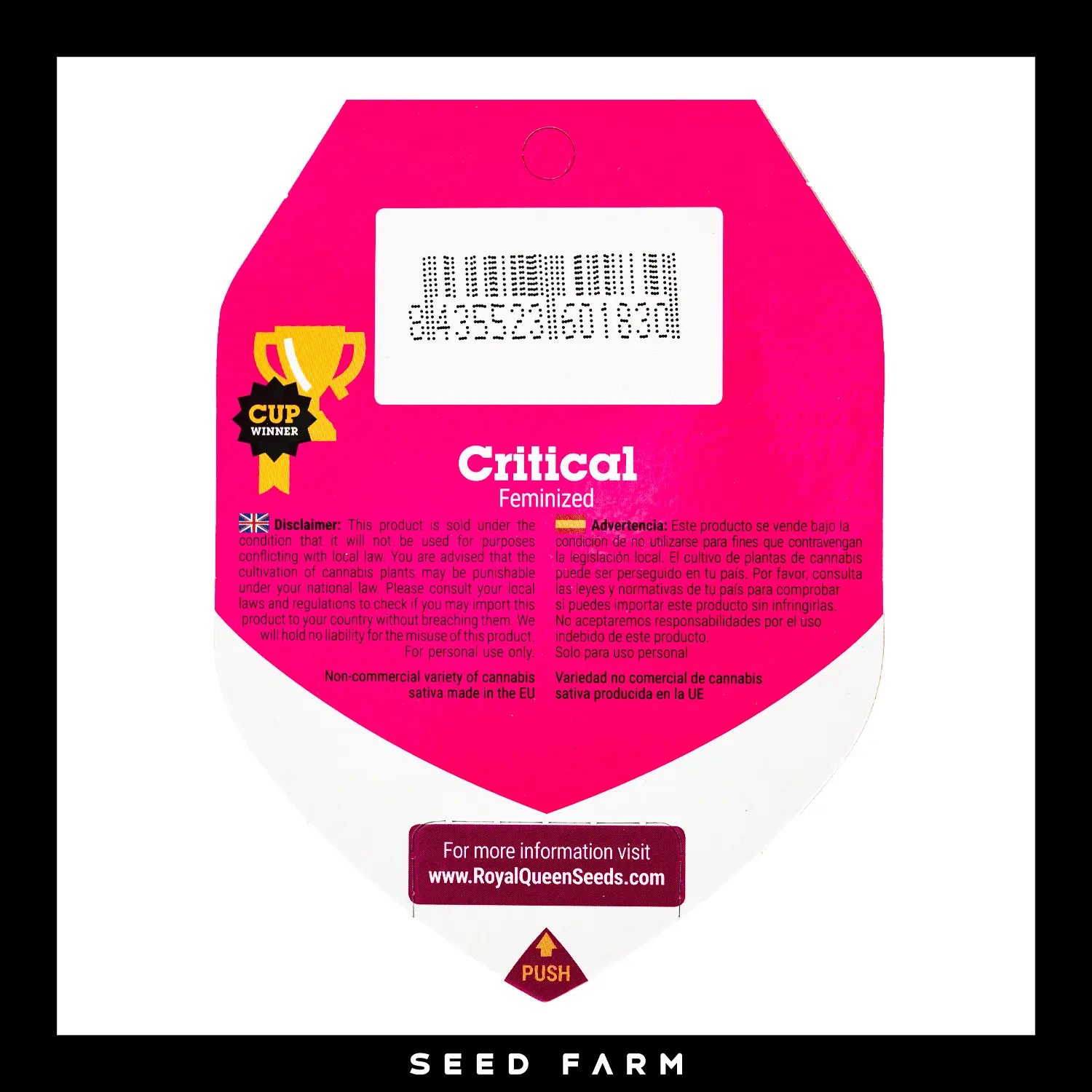 CRITICAL - Feminisierte Cannabis-Samen