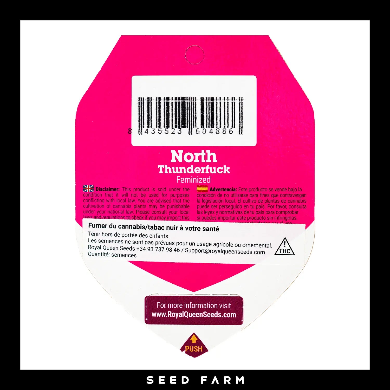 NORTH THUNDERFUCK - Feminisierte Cannabis-Samen