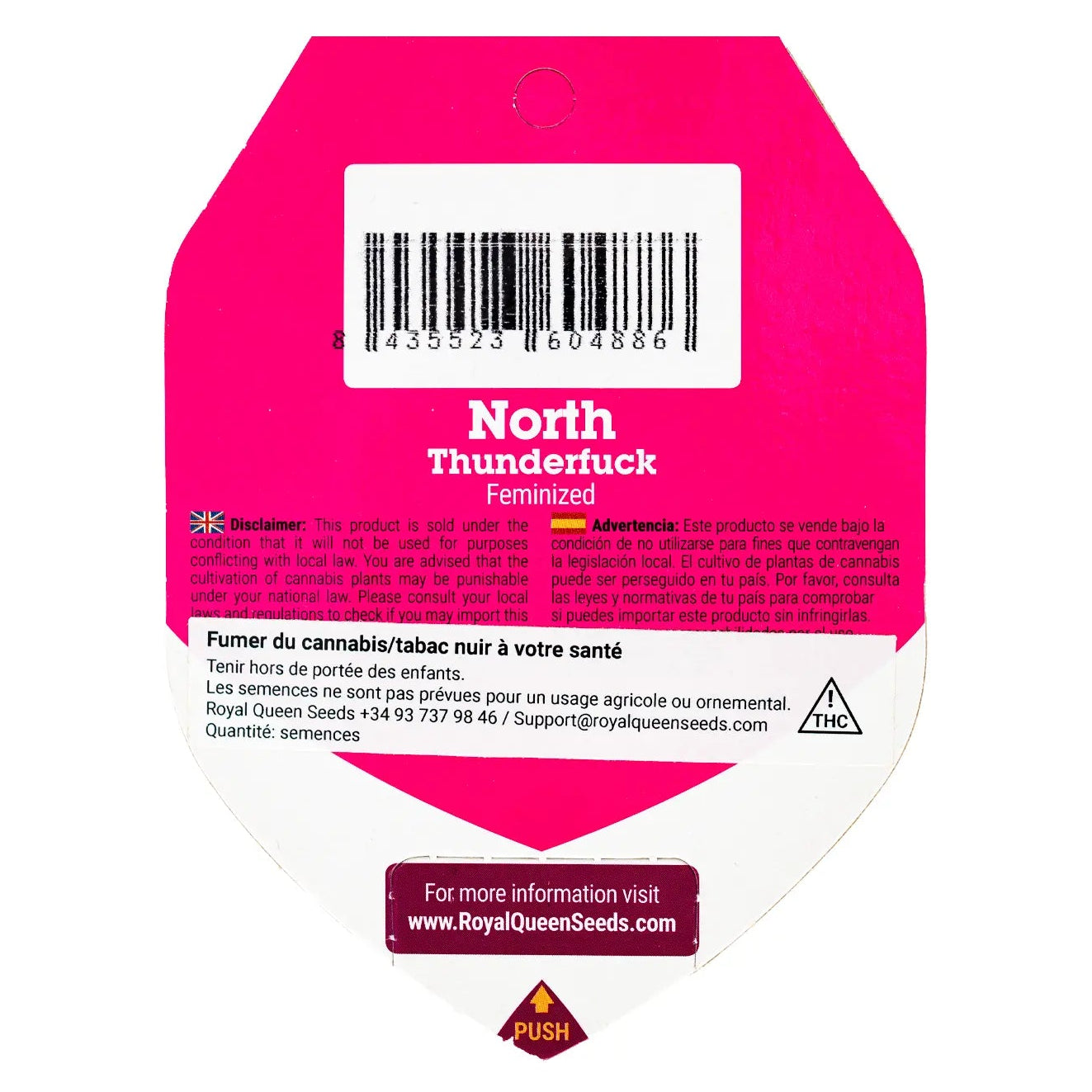 NORTH THUNDERFUCK - Feminisierte Cannabis-Samen