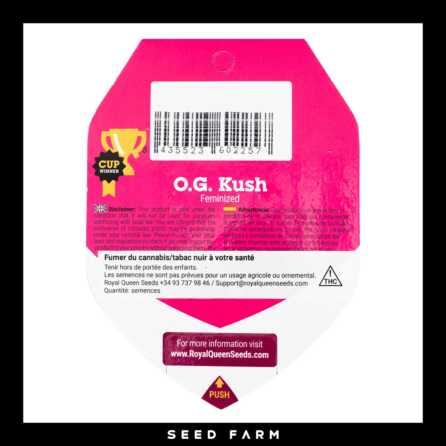 OG KUSH - Feminisierte Cannabis-Samen