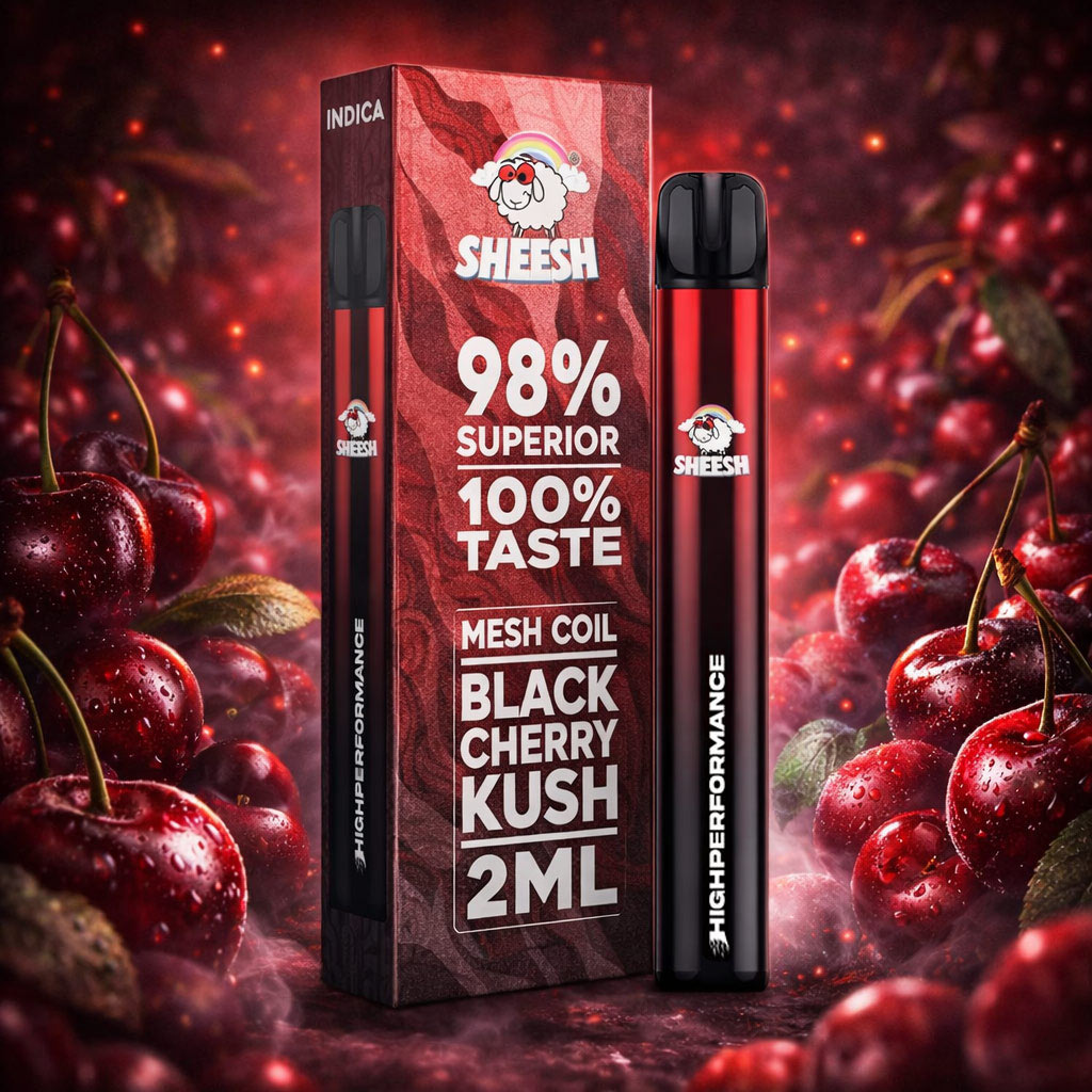 SHEESH True Taste Line Vape Black Cherry Kush