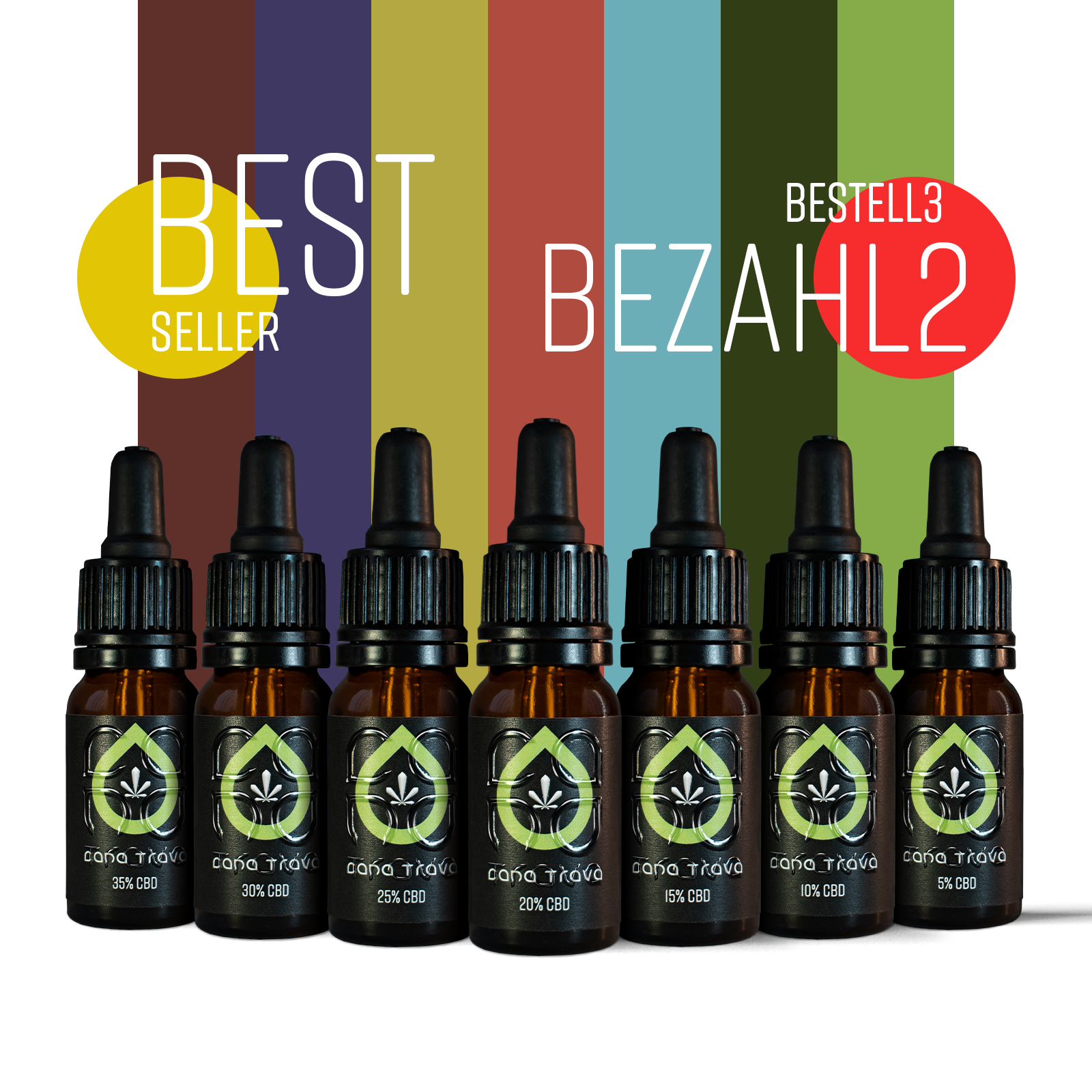 3 CBD Öle bestellen nur 2 bezahlen