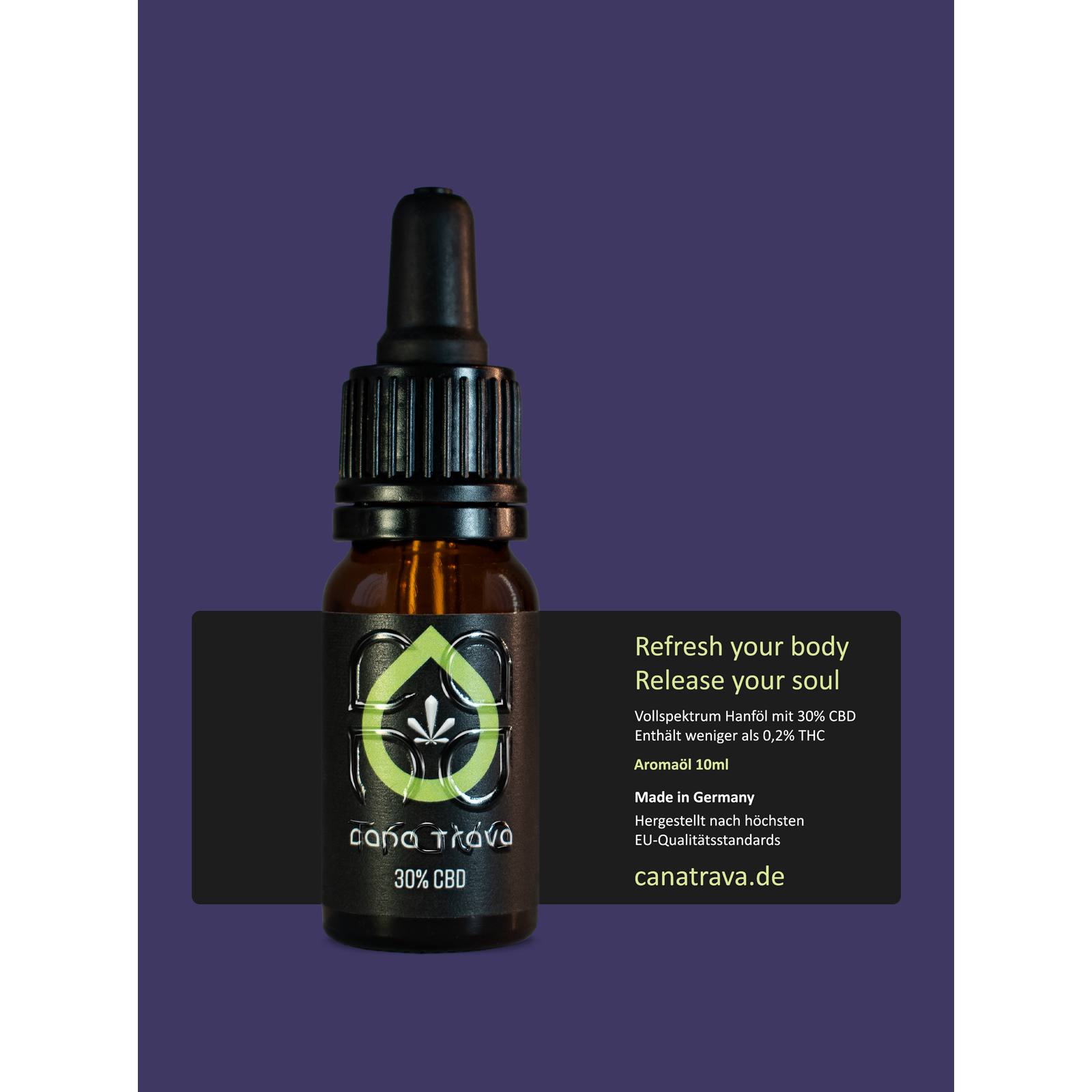 CBD Öl 30 % (3000 mg) Premium Vollspektrum | Laborgeprüft | THC < 0,2 %