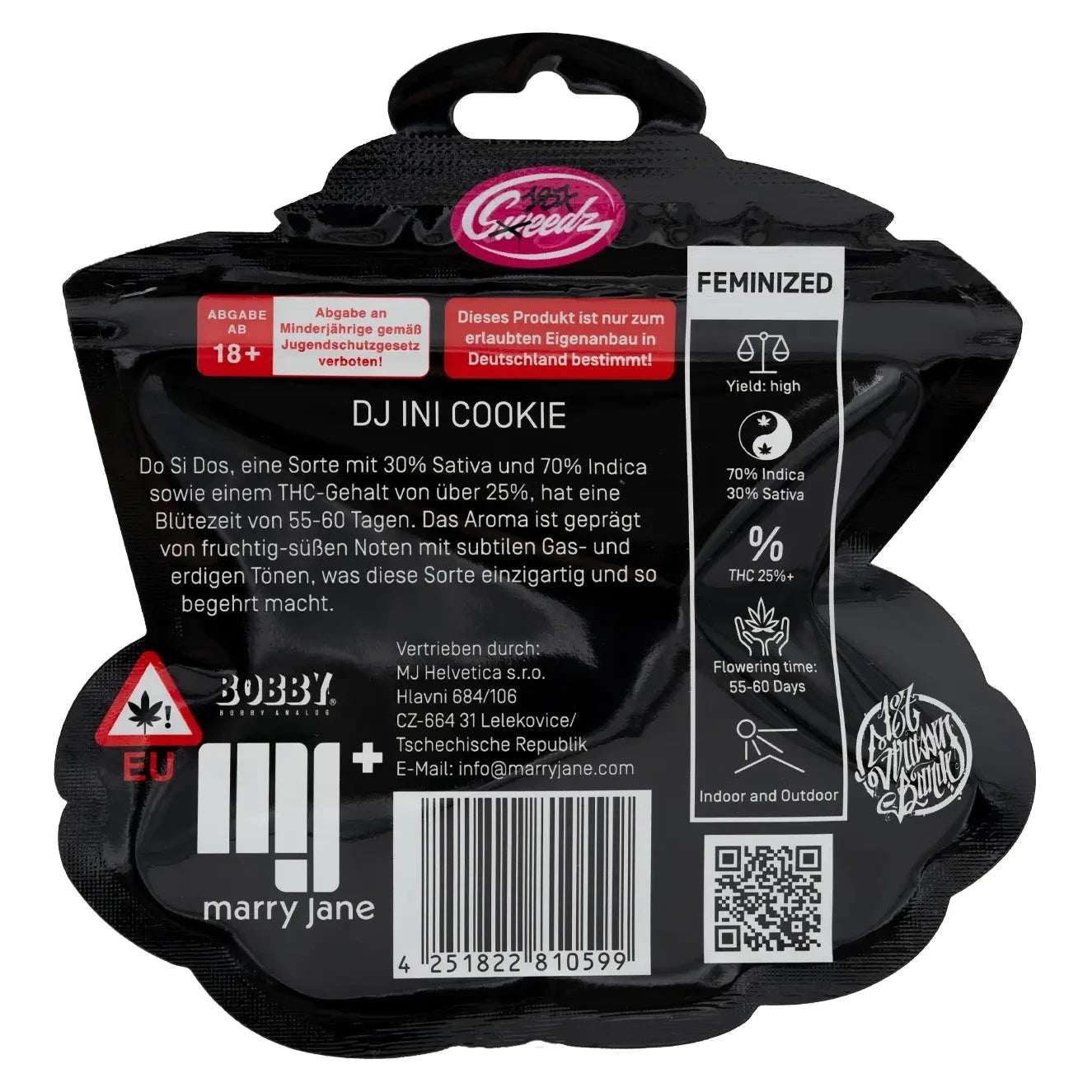 DJ INI COOKIES - Feminisierte Cannabis-Samen