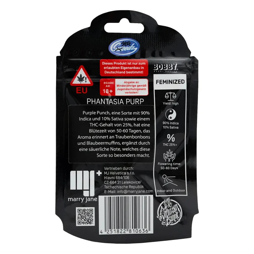 PHANTASIA PURP - Feminisierte Cannabis-Samen