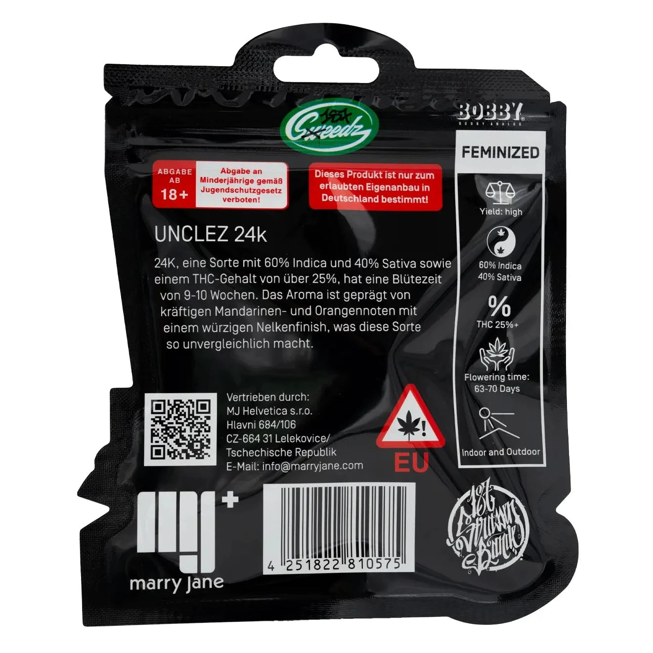 UNCLEZ 24K - Feminisierte Cannabis-Samen