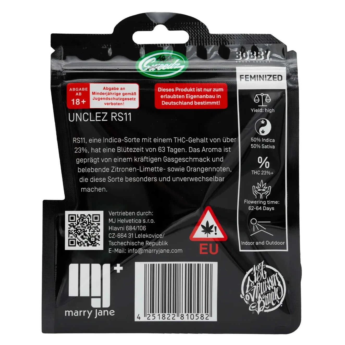 UNCLEZ RS11 - Feminisierte Cannabis-Samen