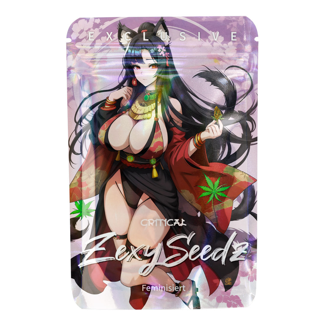 Zexy Seedz Critical feminisiert – Samenverpackung mit Anime-Motiv