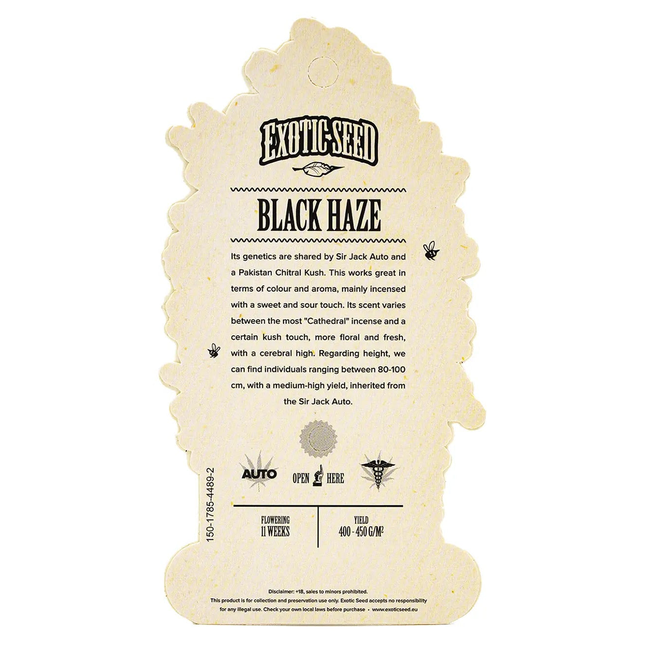 BLACK HAZE - Autoflower Cannabis-Samen