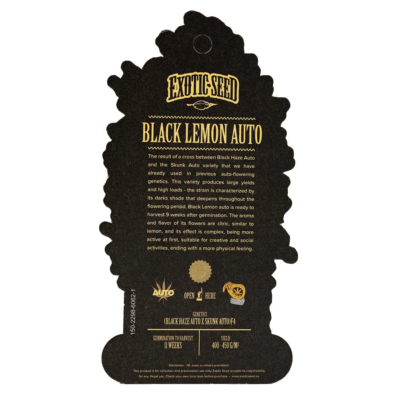 BLACK LEMON - Autoflower Cannabis-Samen