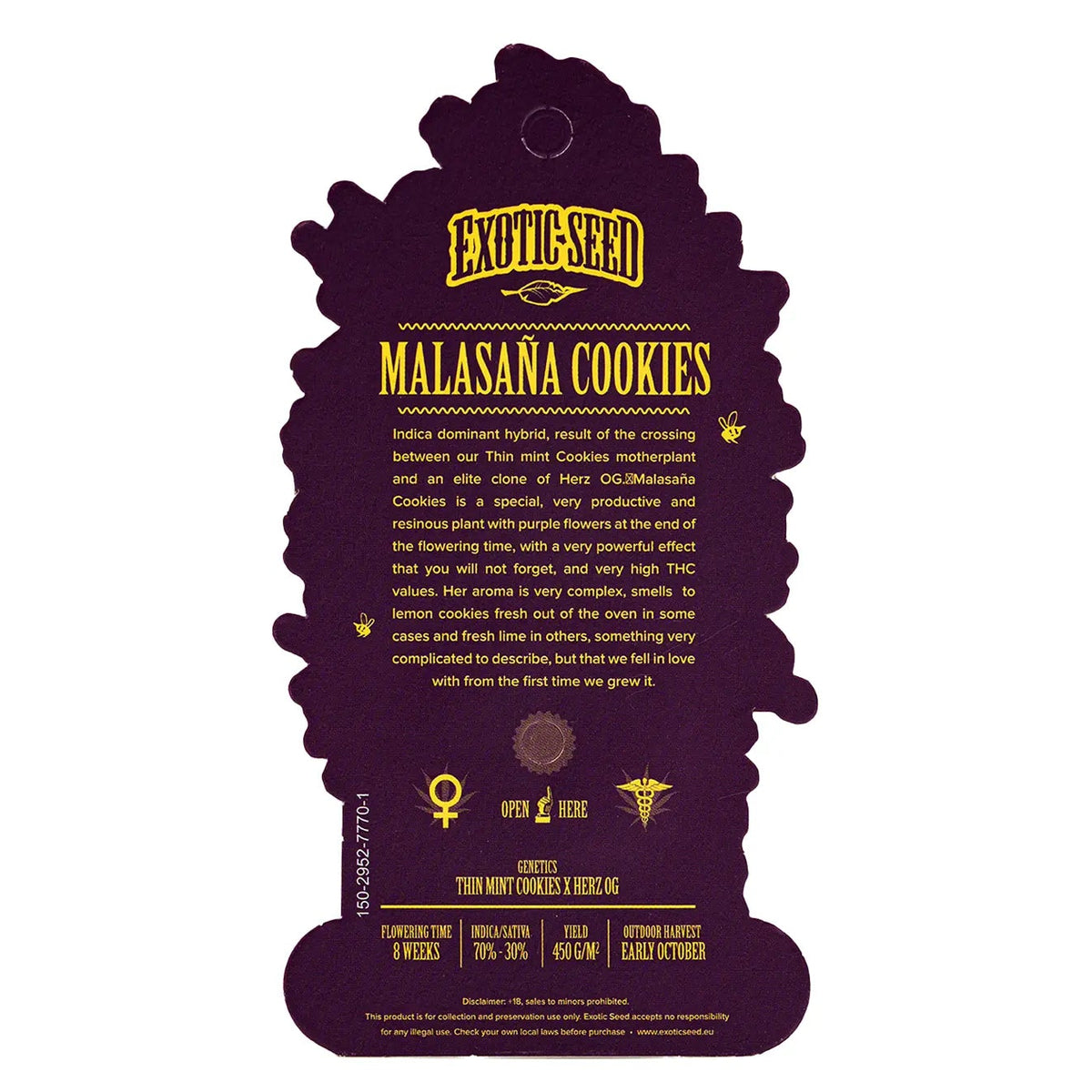 MALASANA COOKIES - Feminisierte Cannabis-Samen