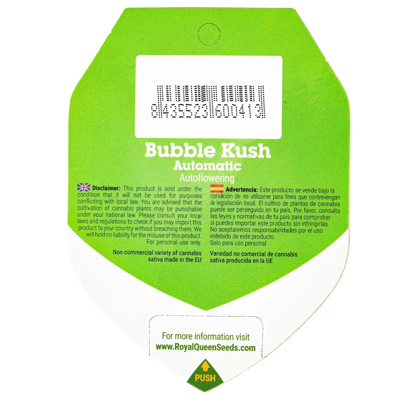 BUBBLE KUSH - Autoflower Cannabis-Samen