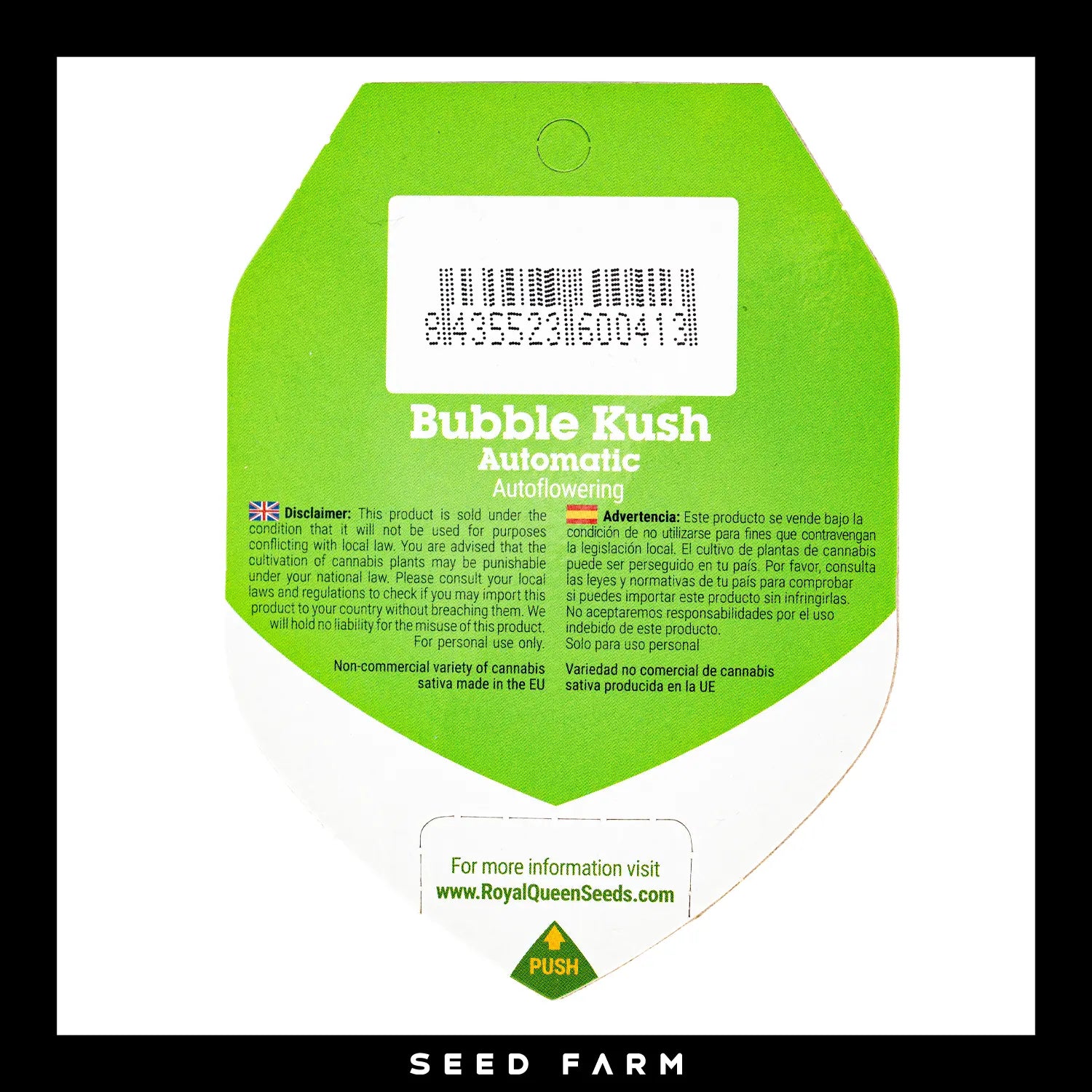 Royal Queen Seeds - BUBBLE KUSH - Automatic