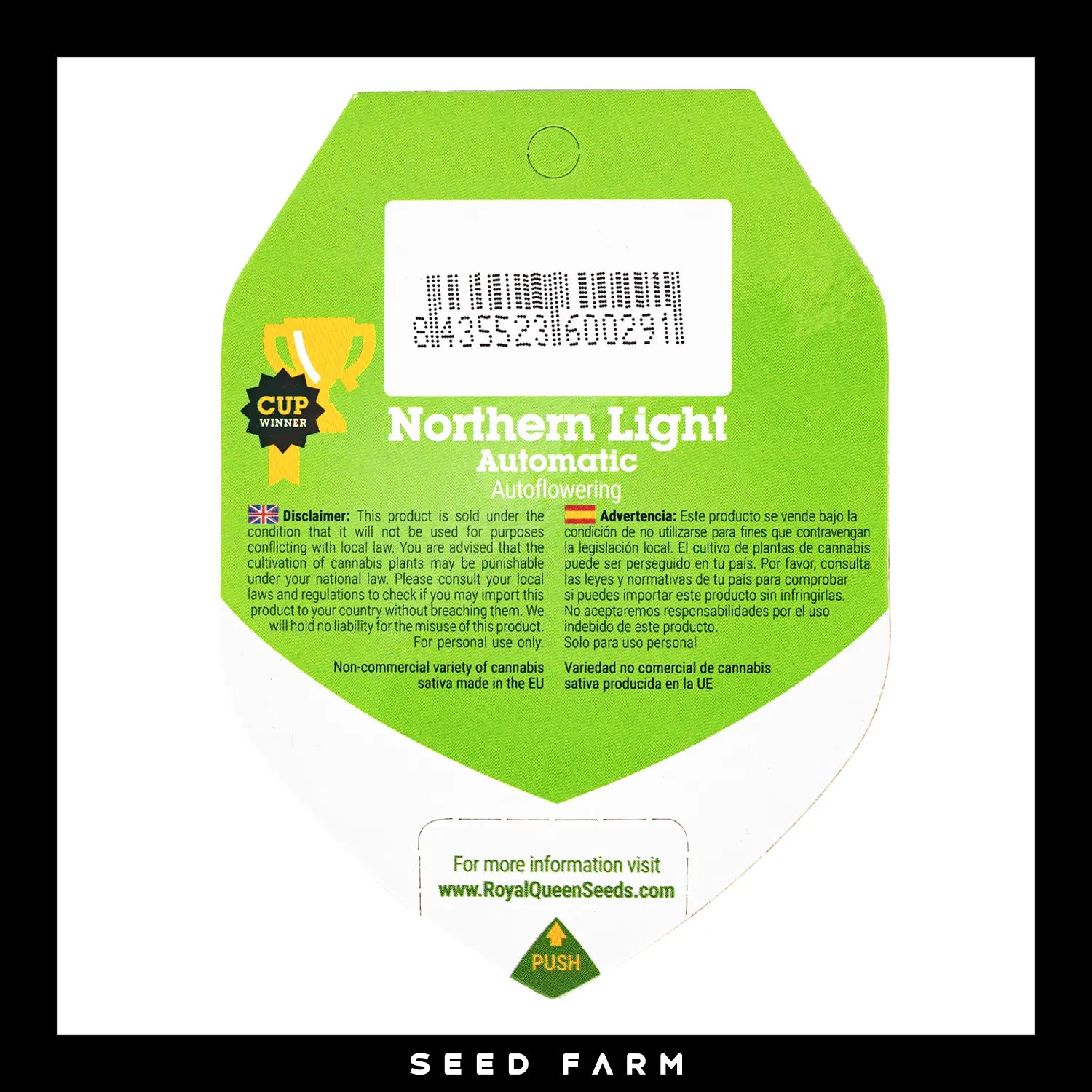 Royal Queen Seeds - NORTHERN LIGHT - Automatic