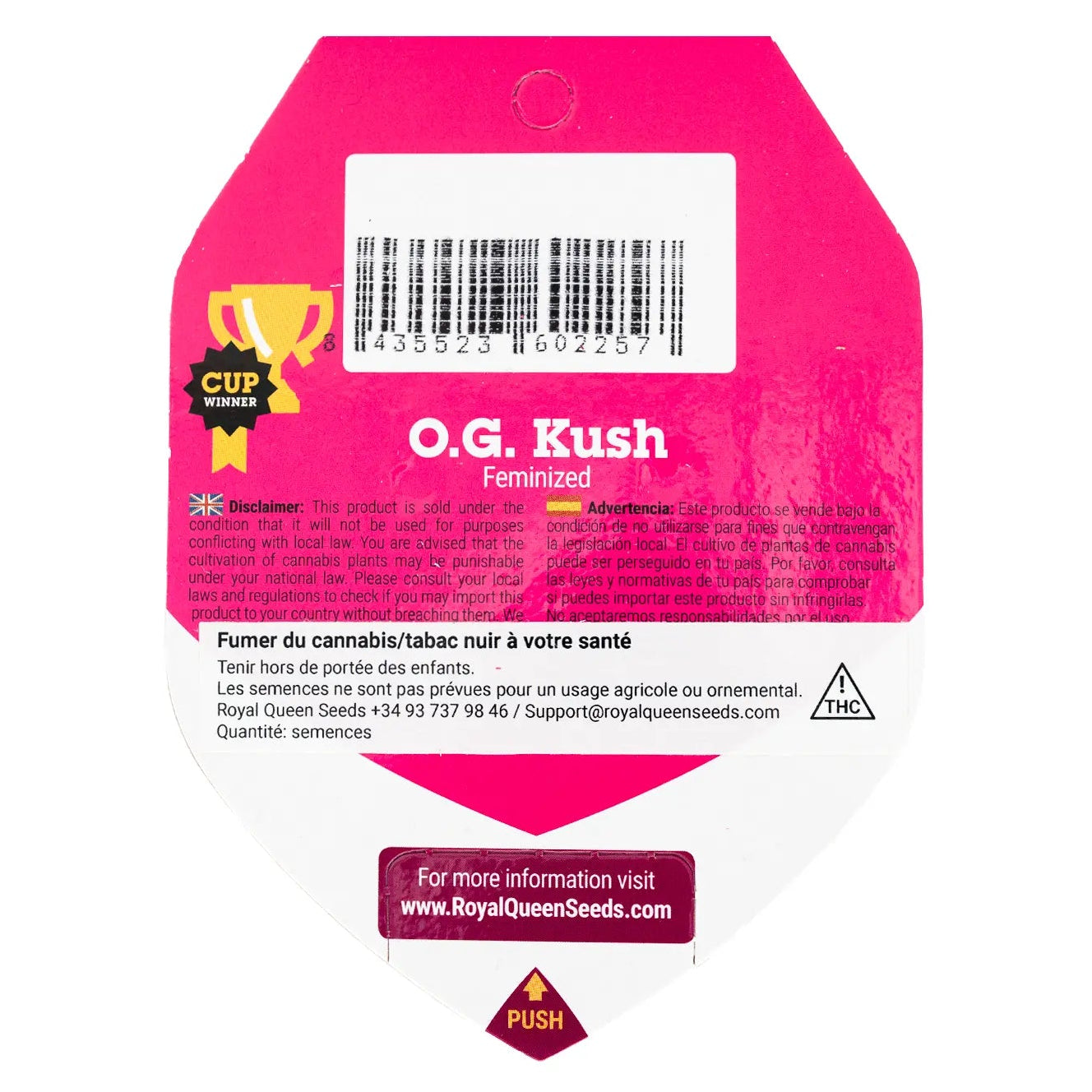 OG KUSH - Feminisierte Cannabis-Samen