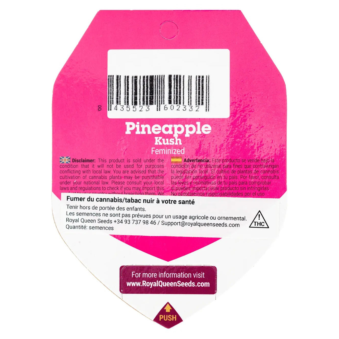 PINEAPPLE KUSH - Feminisierte Cannabis-Samen