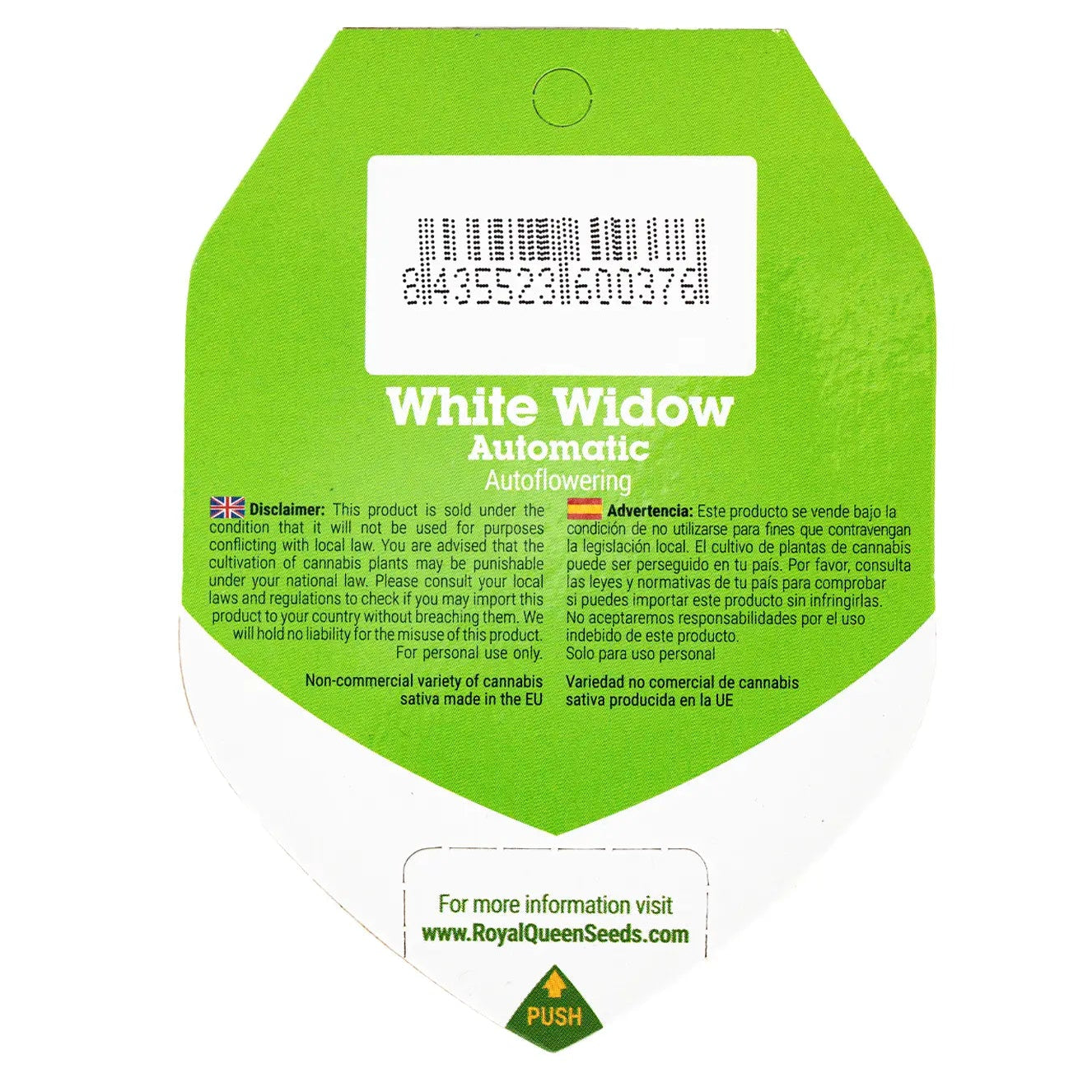 WHITE WIDOW - Autoflower Cannabis-Samen