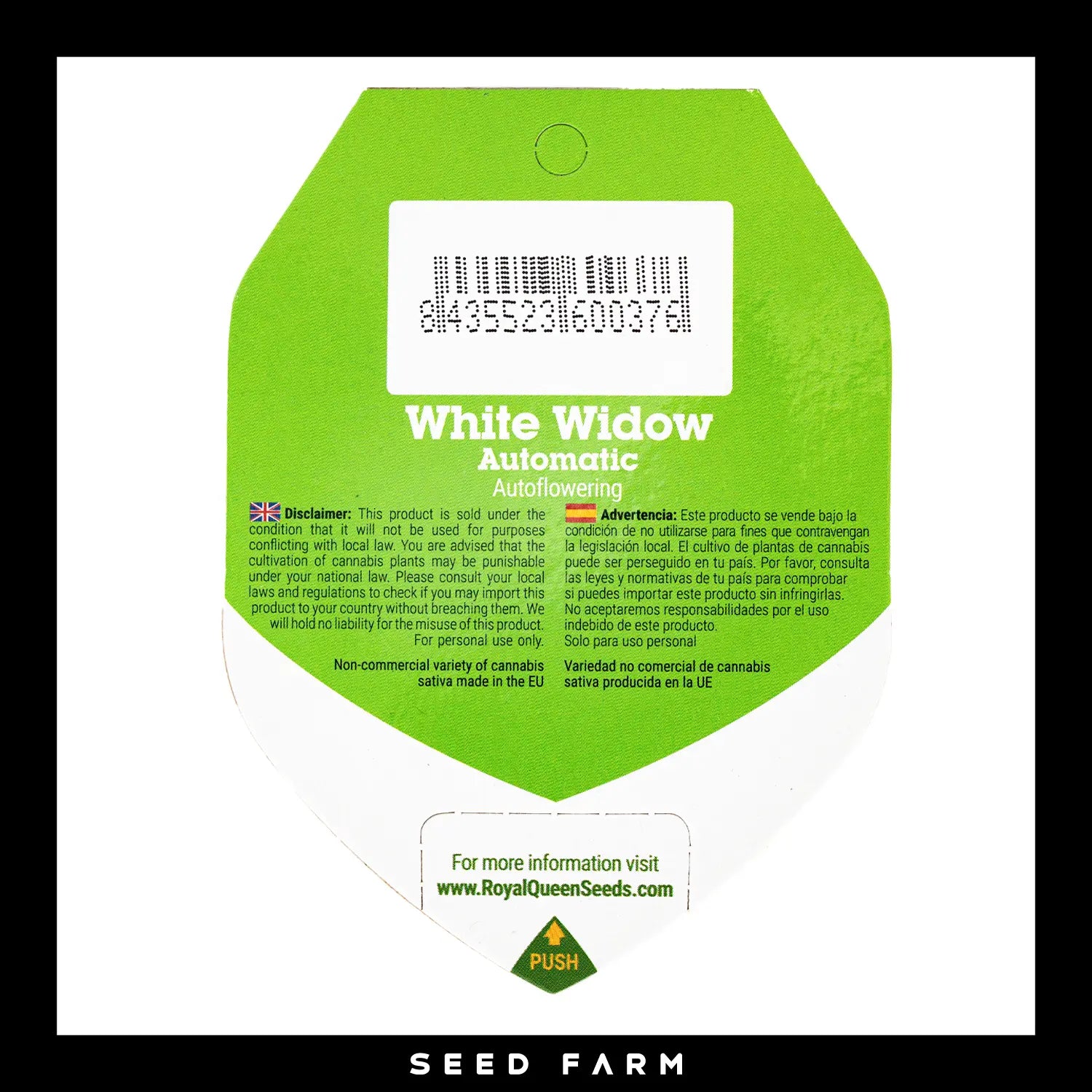 Royal Queen Seeds - WHITE WIDOW - Automatic