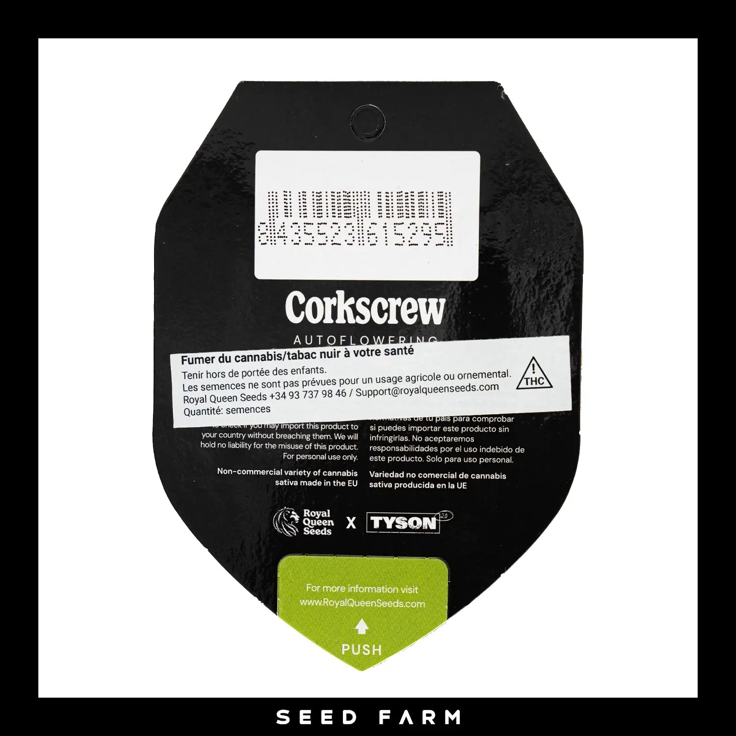 Royal Queen Seeds x Tyson 2.0 - CORKSCREW - Automatic